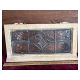Antique Leaded Glass Transom Window