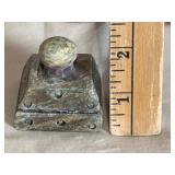 Hand Carved Stone Square Stamp