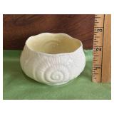 Belleek Neptune Toy Shell Open Sugar Bowl
