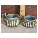 Wade Irish Porcelain Creamer and Sugar Bowl