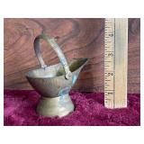 Brass Miniature Coal Shuttle