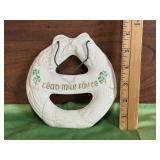 Belleek Porcelain Wreath Ornament