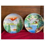 Japanese Hand Painted Wall Plates