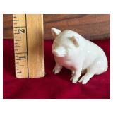 Belleek Porcelain Pig