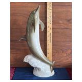 Royal Dux Bohemian Porcelain Dolphin