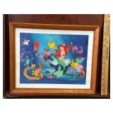 1990 Disney Little Mermaid Print