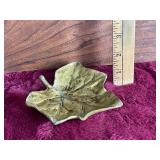 Brass Leaf Trinket Dish