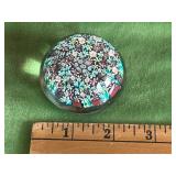 Murano Millefiori Art Glass Paperweight