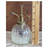 Glass and Brass Plant Mister