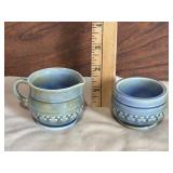 Wade Irish Porcelain Creamer and Sugar Bowl