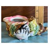 Japanese Fish and Shell Planter