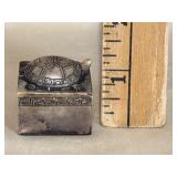 Chinese Hand Carved Stone Turtle Seal