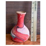 Nemadji Pottery Swirl Vase