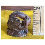 Japanese Hand Carved Wooden Netsuke