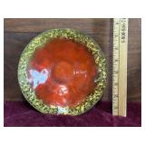 Vitreous Enamel on Copper Dish