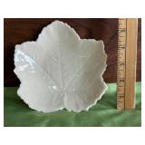 Belleek Leaf Trinket Dish