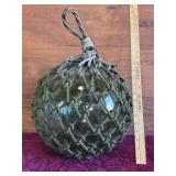 Japanese Large Green Glass Fishing Float