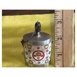 Tibetan Yak Bone and Metal Snuff Bottle