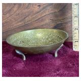 India Brass Trinket Dish