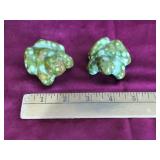 Vintage Anatomically Correct Male and Female Frogs