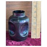 Iridescent Art Glass Vase