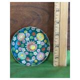 Chinese Cloisonne Enamel and Brass Dish/Ring Tray