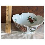 Japanese Imari Porcelain Lotus Bowl