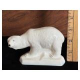 Belleek Porcelain Polar Bear Figurine