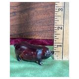 Asian Red Resin Hog