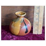 MCM Drip Glaze Bud Vase