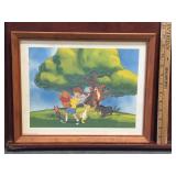 1997 Disney Winnie the Pooh Print