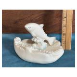 Belleek Porcelain ï¿½The Salmon Leapï¿½ Figurine