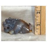Chinese Hand Carved Agate Snuff Bottle