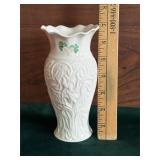Belleek Floral Glen Vase Signed by Naomi Sloan
