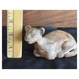 Colima Style Pottery Cat Figurine