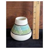 Signed Sioux Pottery Vase