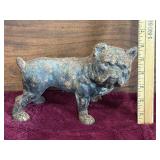 Cast Iron Bull Dog Statue