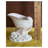 Belleek Flying Fish Spill Vase