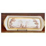 Artibus Portuguese Porcelain Sepia-Toned Tray
