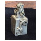Chinese Metal Foo Dog Seal