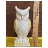 Belleek Porcelain Owl Vase