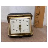 Vintage Elgin Folding Travel Alarm Clock