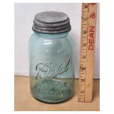 Number 13 Mason Jar