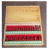 Carbide-Tipped Wood Router Bit Set
