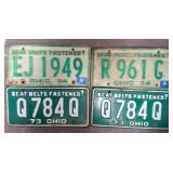 Vintage License Plates