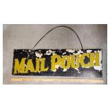 Vintage Painted Mail Pouch Advertising Sign