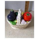 Ceramic Vegetable Salt and Pepper Shakers