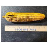 Vintage Cast Iron Corn Coin Bank