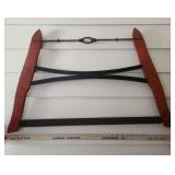 Vintage Wooden Bucksaw (Bow Saw)