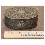 Silver Plated Trinket Box
